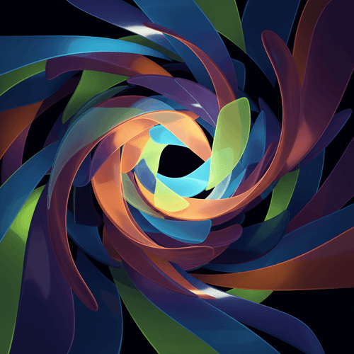 An image depicting an abstract representation of Visual Budget Planner for Gig Workers to Track Cash Flow