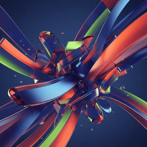 An image depicting an abstract representation of Best Financial Software for Independent Contractors